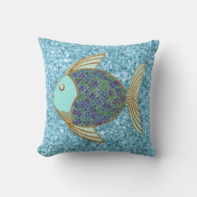 Coussin de poissons tropicaux (Recto)