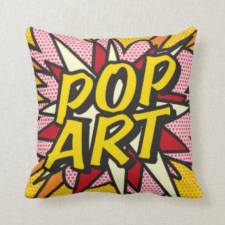 Coussin de POP ART de bande dessinée WHAM!