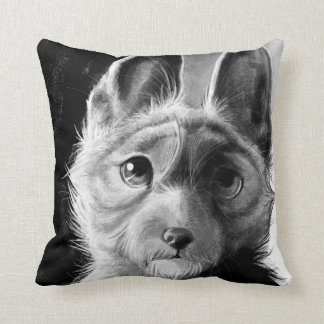 Coussin de portrait de chienchien