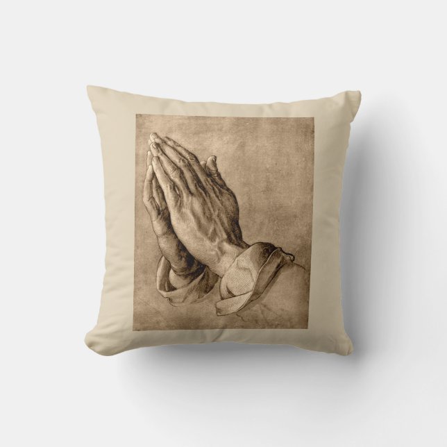 Coussin de prière d'accent de mains (Recto)