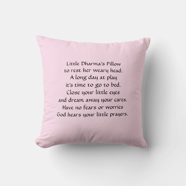 Coussin de prière pour les enfants (Recto)