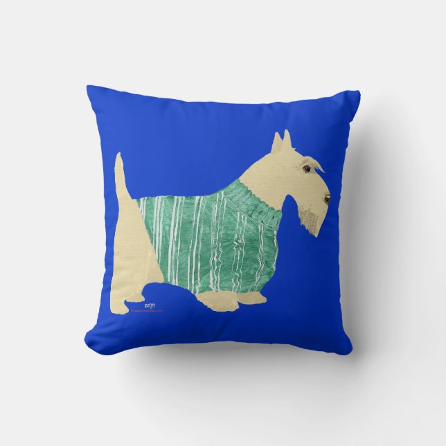 Coussin de pullover pour Scottish Terrier roux (Recto)