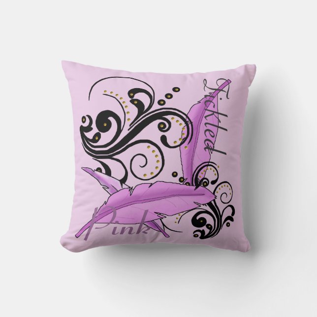 Coussin de remise du cancer du sein rose (Recto)