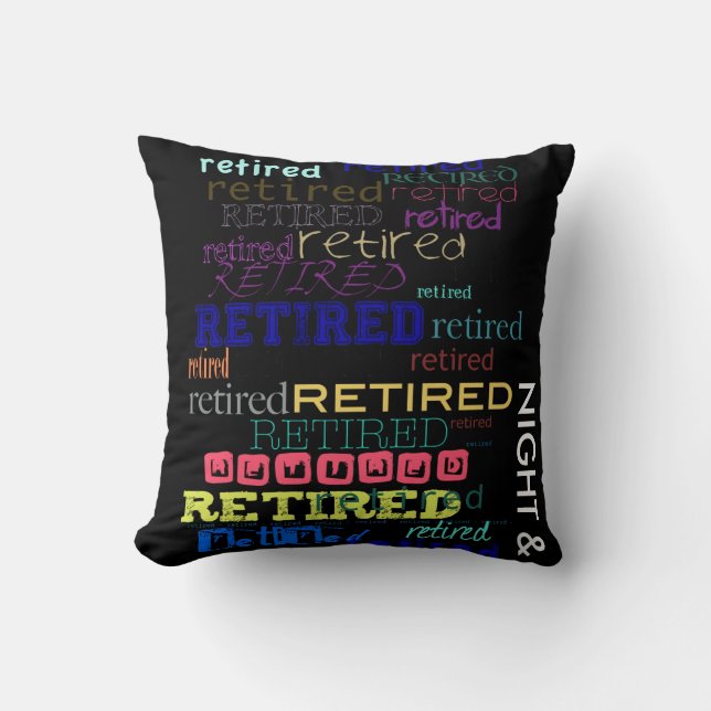 Coussin de retraite à la retraite à la nuit et à l (Recto)