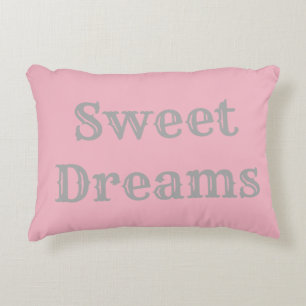 Coussin de rêves doux - rose-clair et gris