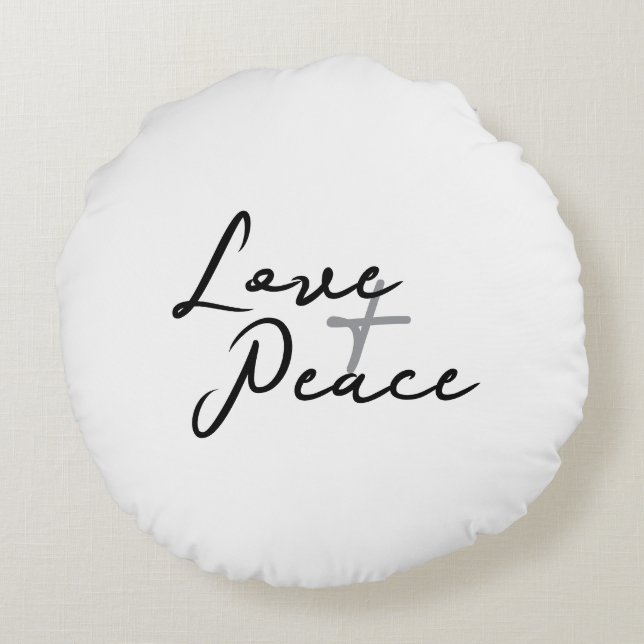 Coussin de ronde amour et paix (Dos)