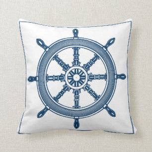 Coussin de roues des navires graphiques Vintages
