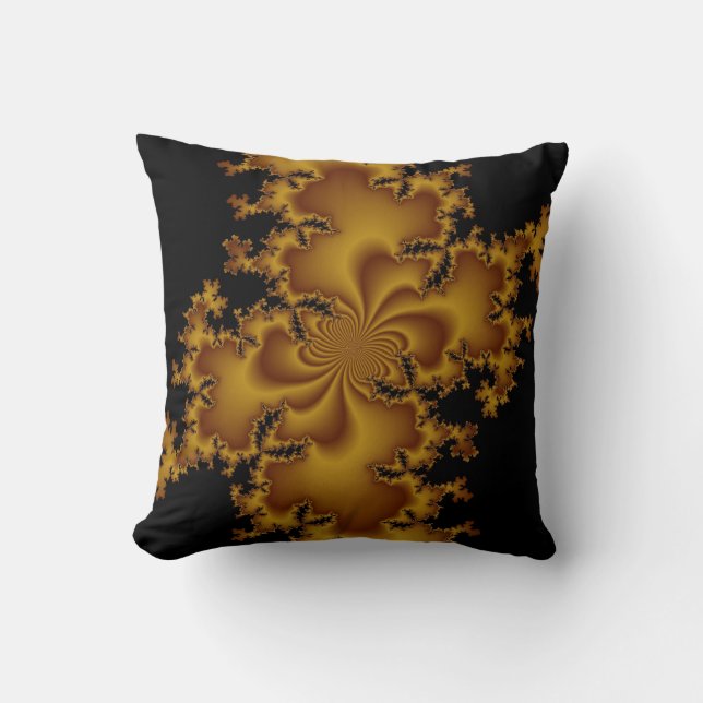 Coussin de rouille noir et or (Recto)