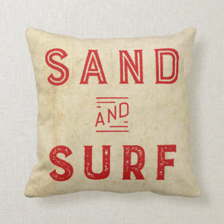 Coussin de sable et de surf