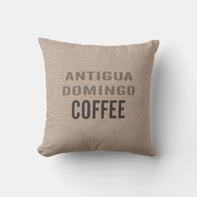 Coussin de sac à café (Recto)