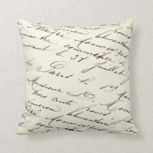 Coussin de script français