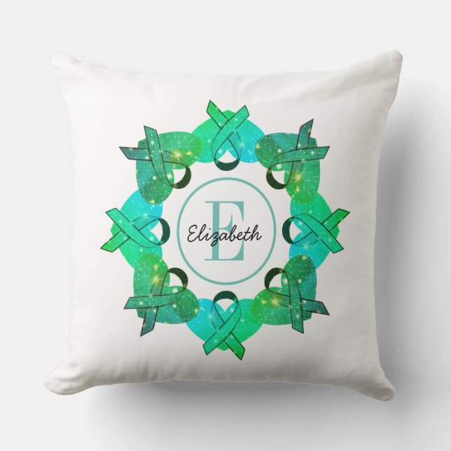 Coussin de sensibilisation au cancer de l'ovaire p (Recto)