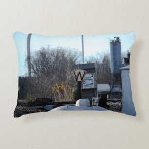 Coussin de signe de sifflement de chemin de fer du