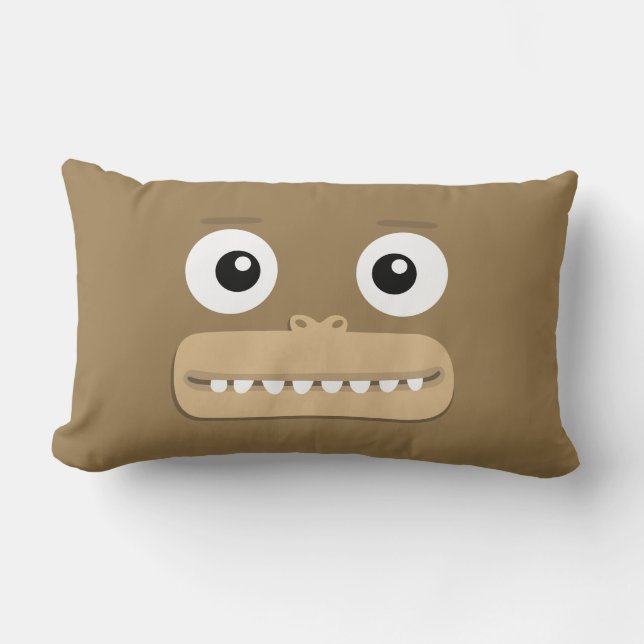 Coussin de singe de BBSS (21" x13") (Recto)