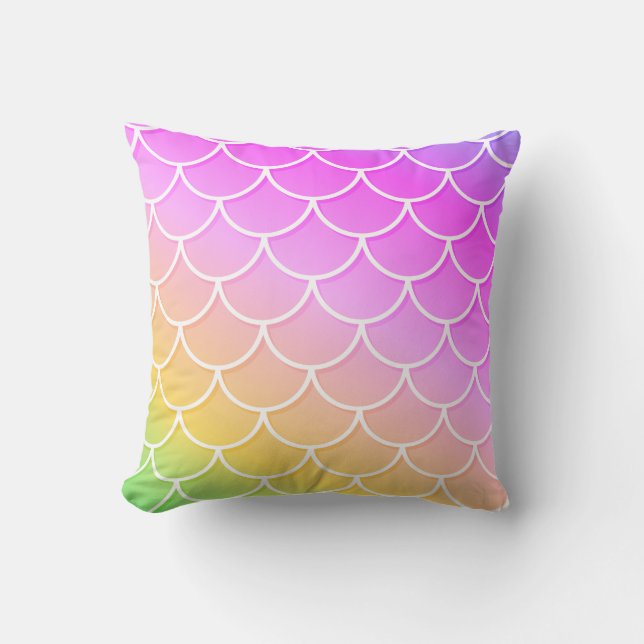Coussin de sirène, coussin mignon, coussin (Recto)