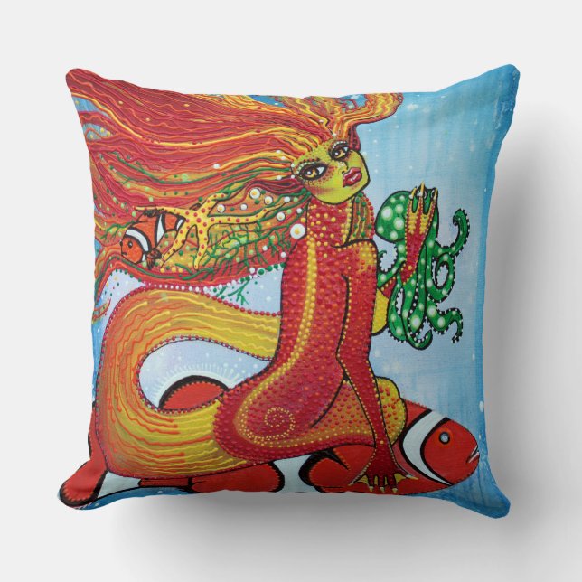 Coussin de sirène d'imaginaire (Recto)