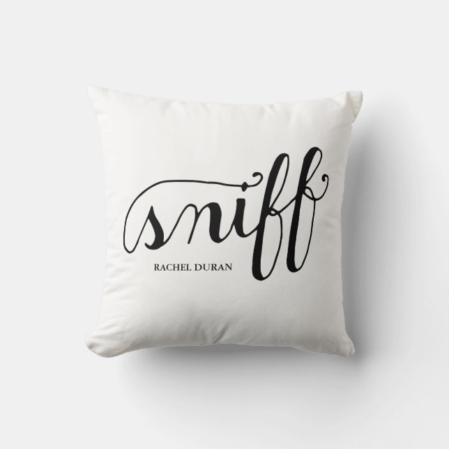 coussin de sniffeur de calligraphie (Recto)