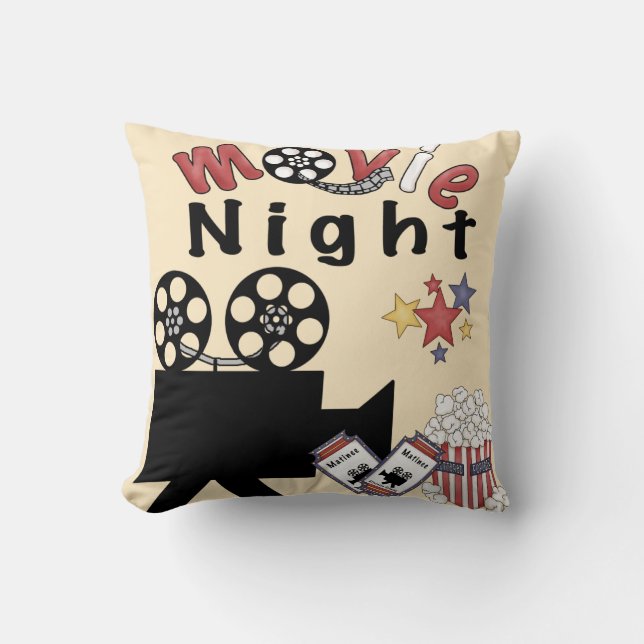 Coussin de soirée cinéma (Recto)