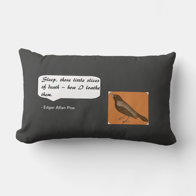 Coussin de sommeil d'Edgar Allan Poe (Recto)