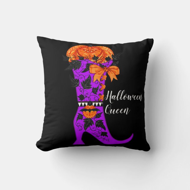 Coussin de sorcière fashionista (Recto)
