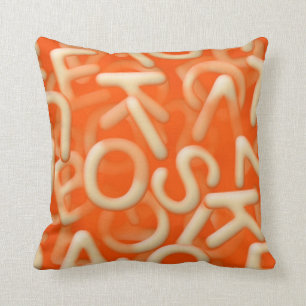 Coussin de soupe à alphabet