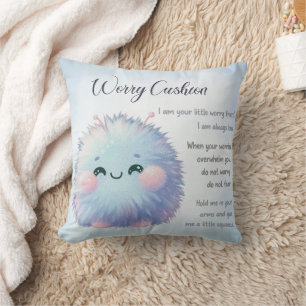 Coussin de soutien pour l'anxiété de monstre Kawai