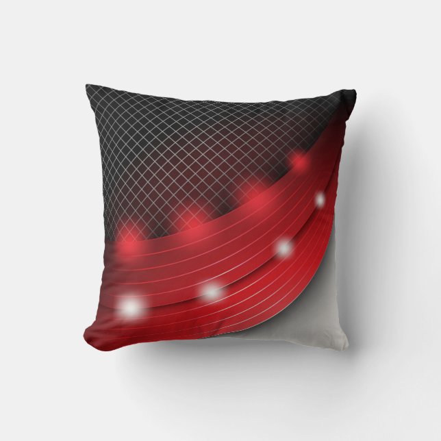 Coussin de style abstrait moderne (Recto)