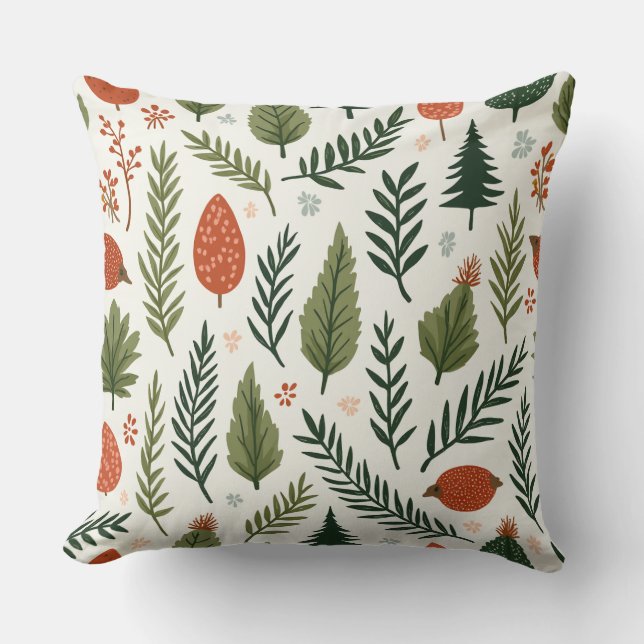 coussin de style botanique (Recto)