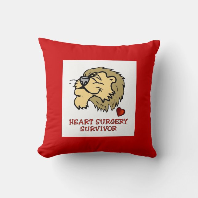 Coussin de survivant de chirurgie cardiaque de (Recto)