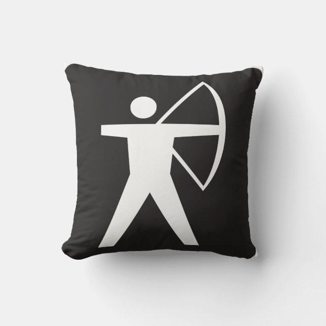 Coussin de symbole de tir à l'arc (Recto)
