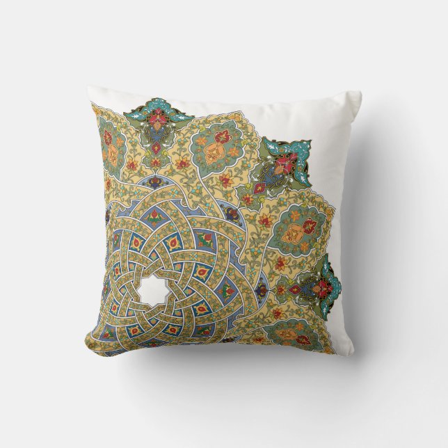 Coussin de tapis de Perse par Graphita (Recto)