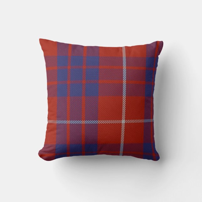Coussin de tartan de Hamilton (Recto)