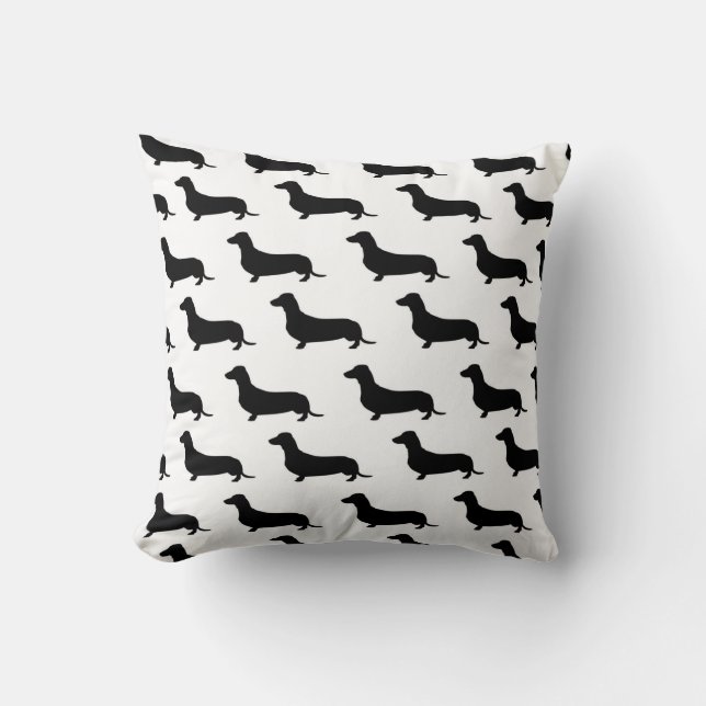Coussin de teckel - amoureux des animaux (Recto)