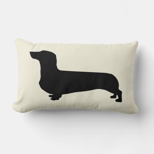 Coussin de teckel avec le dos barré (Recto)