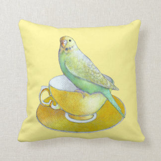Coussin de thé de perruche