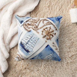 Coussin de thème nautique