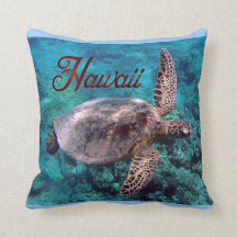 Coussin de tortue d'Hawaï
