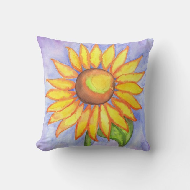 Coussin de tournesol brillant (Recto)