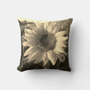 Coussin de tournesol d'été de Sepia
