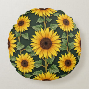 coussin de tournesol en cadeau