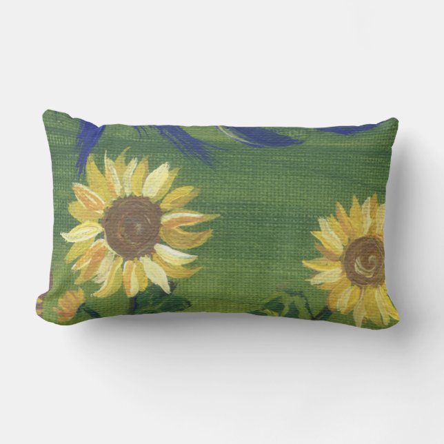 coussin de tournesol peint (Recto)