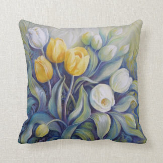 Coussin de tulipes