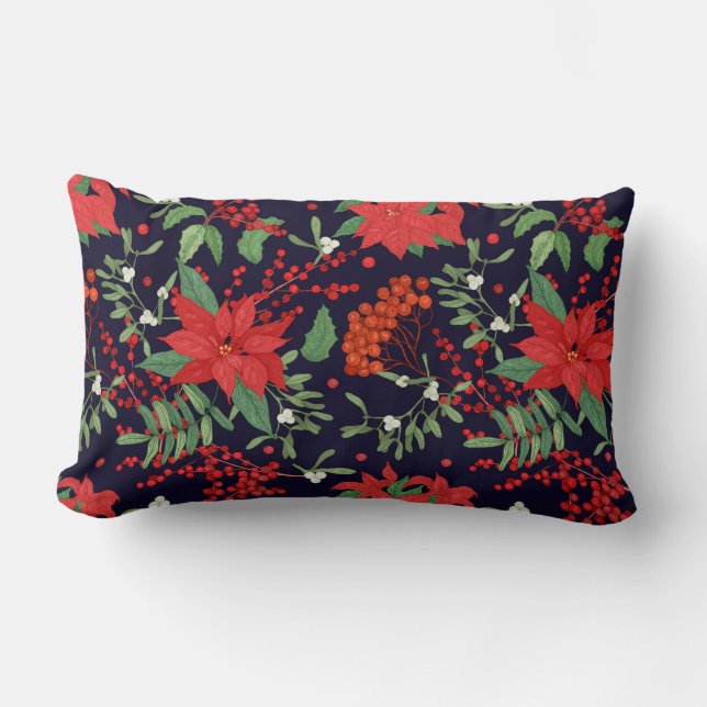Coussin de vacances Poinsettia (Recto)
