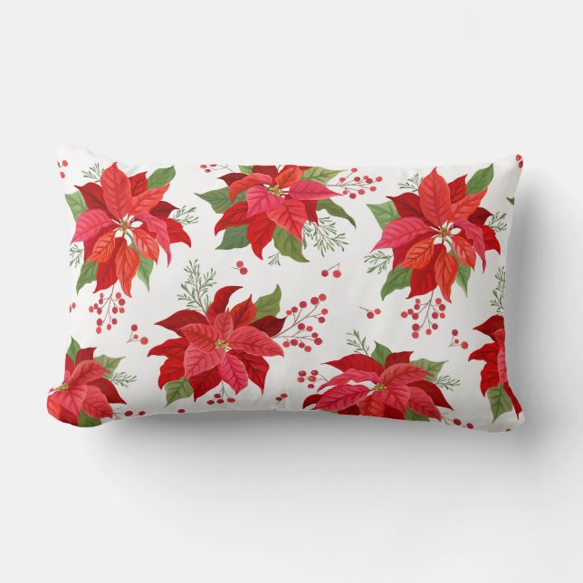 Coussin de vacances Poinsettia (Recto)