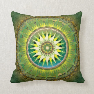 Coussin de vert de mandala