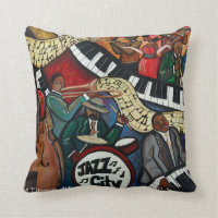 Coussin de ville de jazz