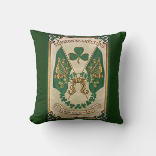 Coussin de voeux de la Saint-Patrick