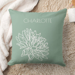Coussin Décalage floral moderne minimaliste Accueil