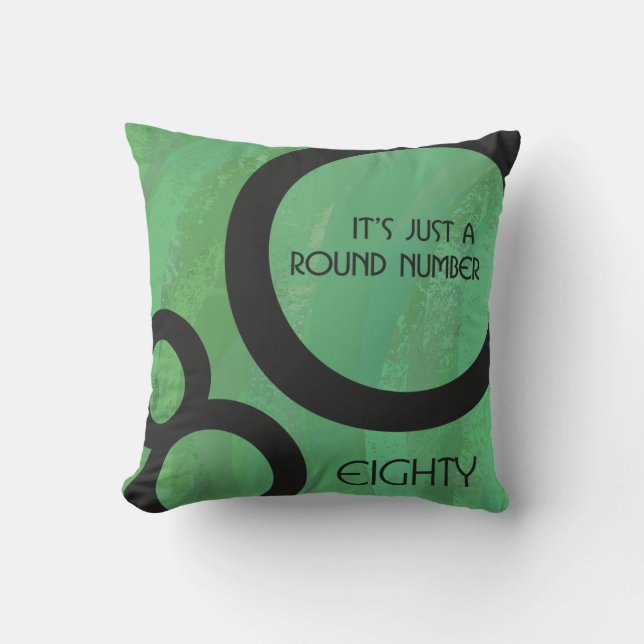 Coussin Décennie verte 80e anniversaire (Recto)
