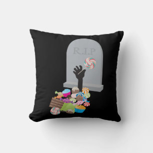 Coussin Décès par Candy Halloween Design